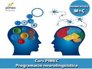 PROGRAMACIÓ NEUROLINGÜÍSTICA. Curs de 30 hores de durara organitzat per PIMEC CATALUNYA CENTRAL.