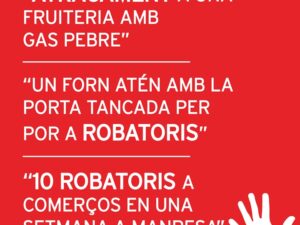 Hem d’aturar furts i robatoris al comerç